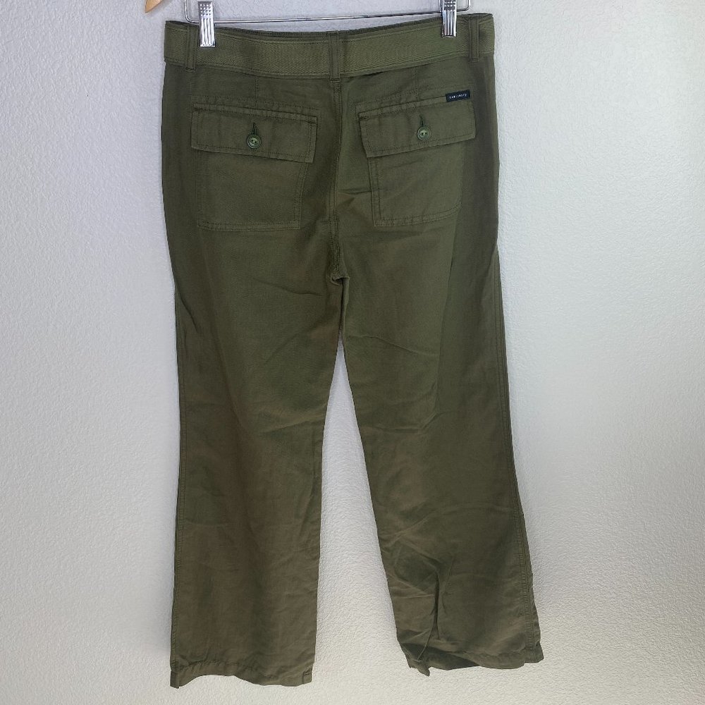 NWOT Sanctuary Green Cargo Belted Utility Pants - Picture 9 of 10